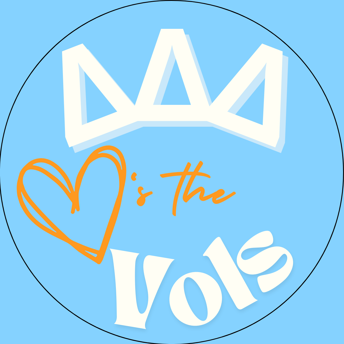 UTK "Loves the Vols" Sorority Sticker- 2 Pack