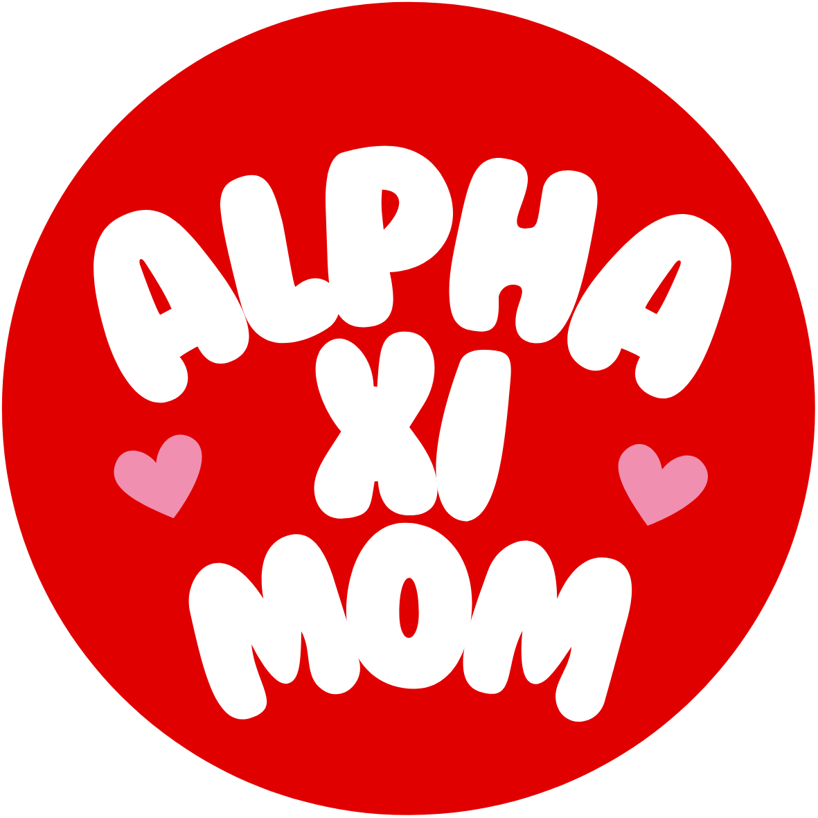 UGA Sorority Mom Bubble Sticker- 2 Pack
