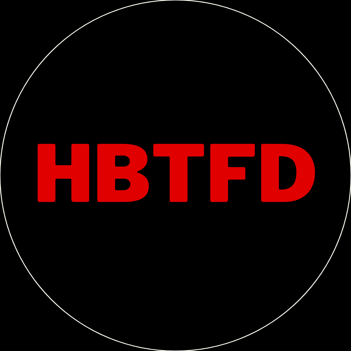 "HBTFD" Sticker- 2 Pack