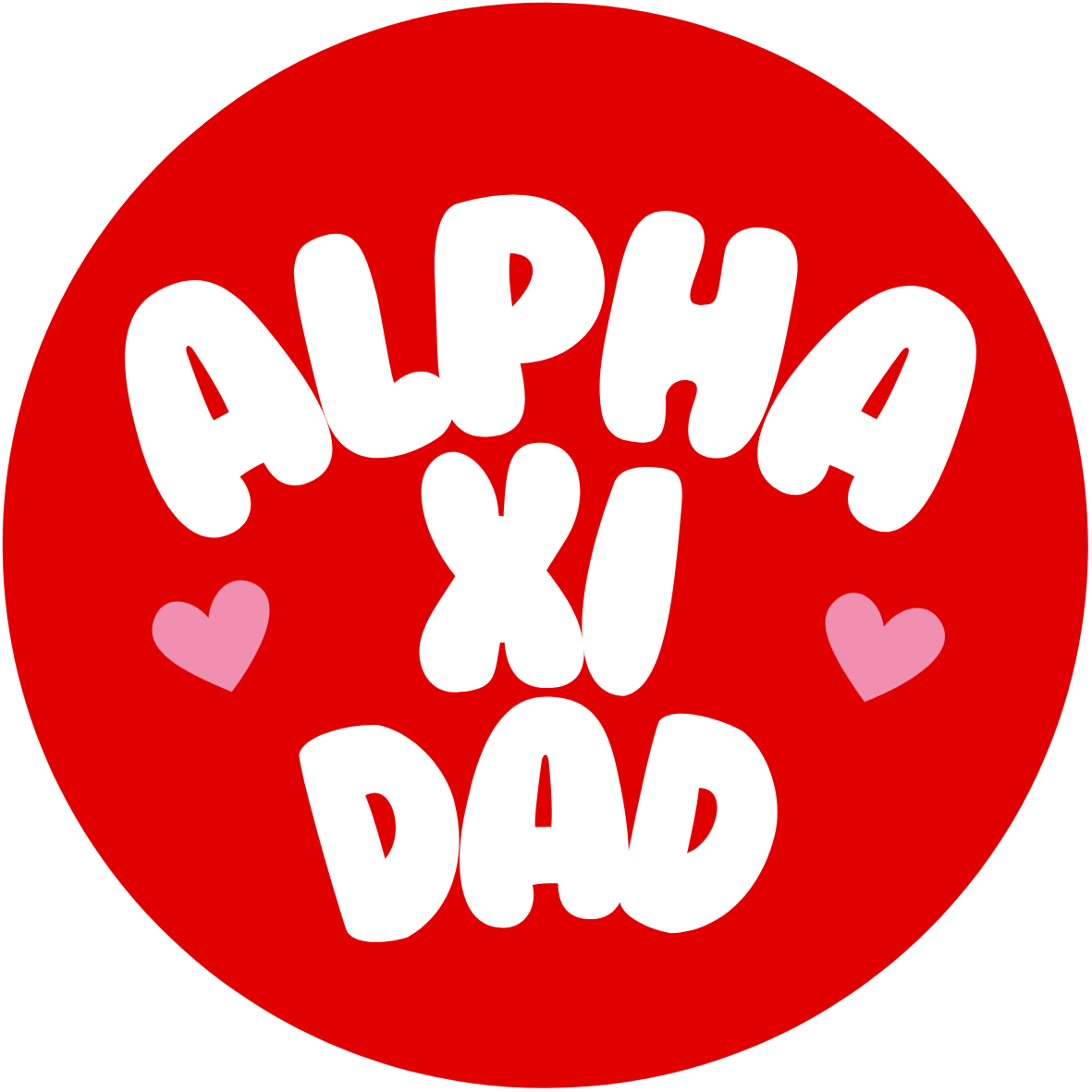 UGA Sorority Dad Bubble Sticker- 2 Pack