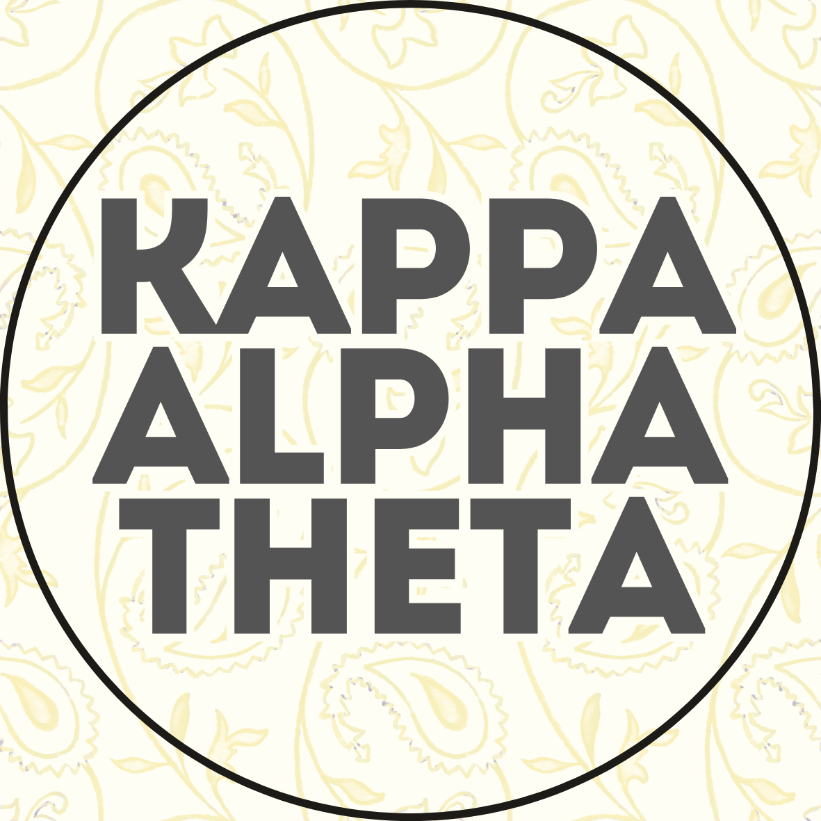Paisley Sorority Sticker- 2 Pack