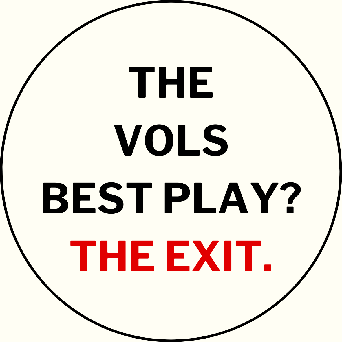 UGA vs. Tennessee "The Vols Best Play" Rivalry Button