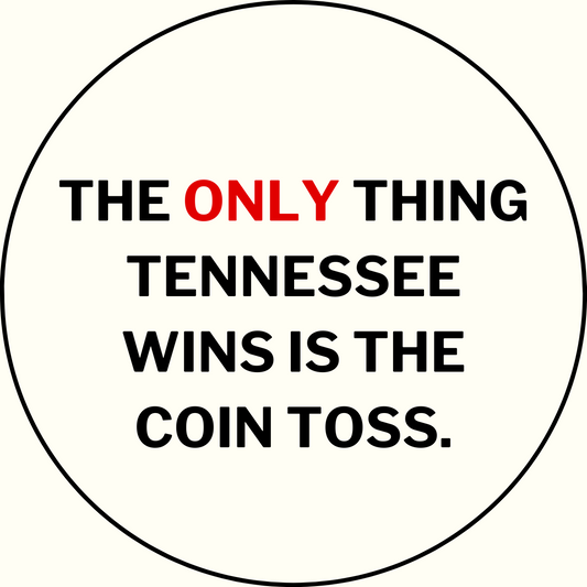 UGA vs. Tennessee "Coin Toss" Rivalry Button