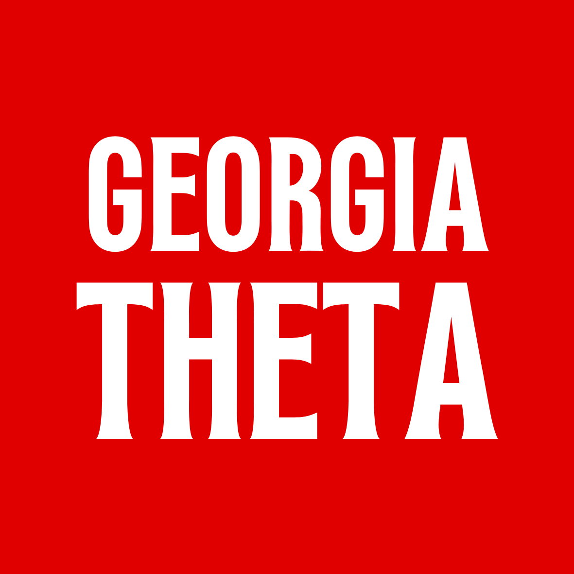 Georgia Sorority Sticker- 2 Pack