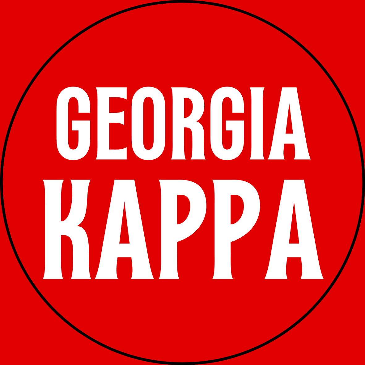 Georgia Sorority Sticker- 2 Pack