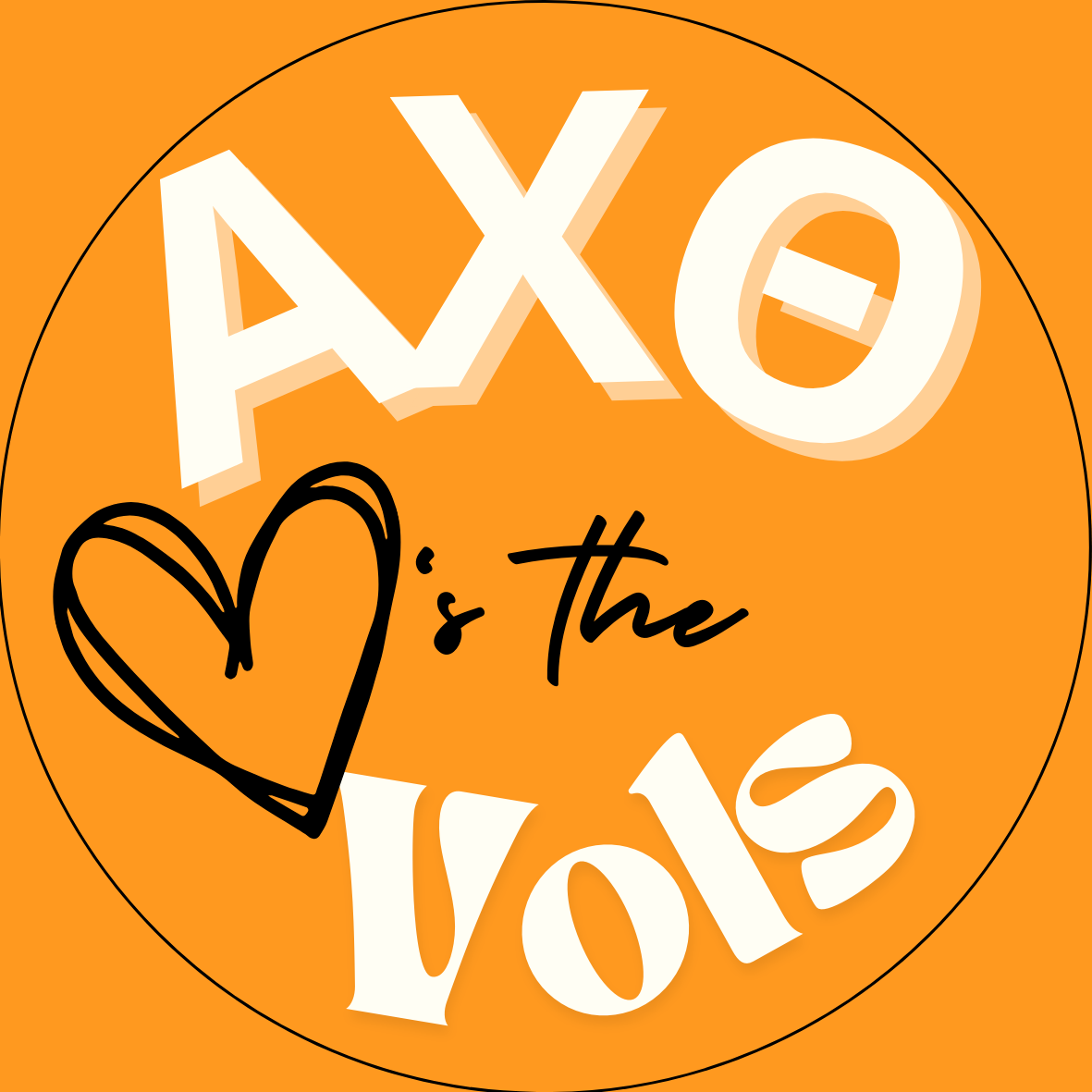 UTK "Loves the Vols" Sorority Sticker- 2 Pack