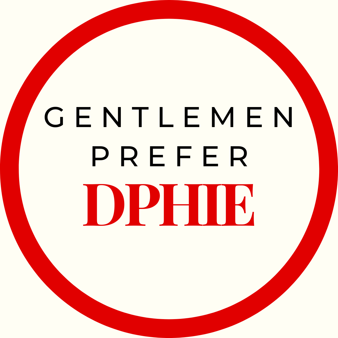 Gentlemen Prefer Block Sorority Button