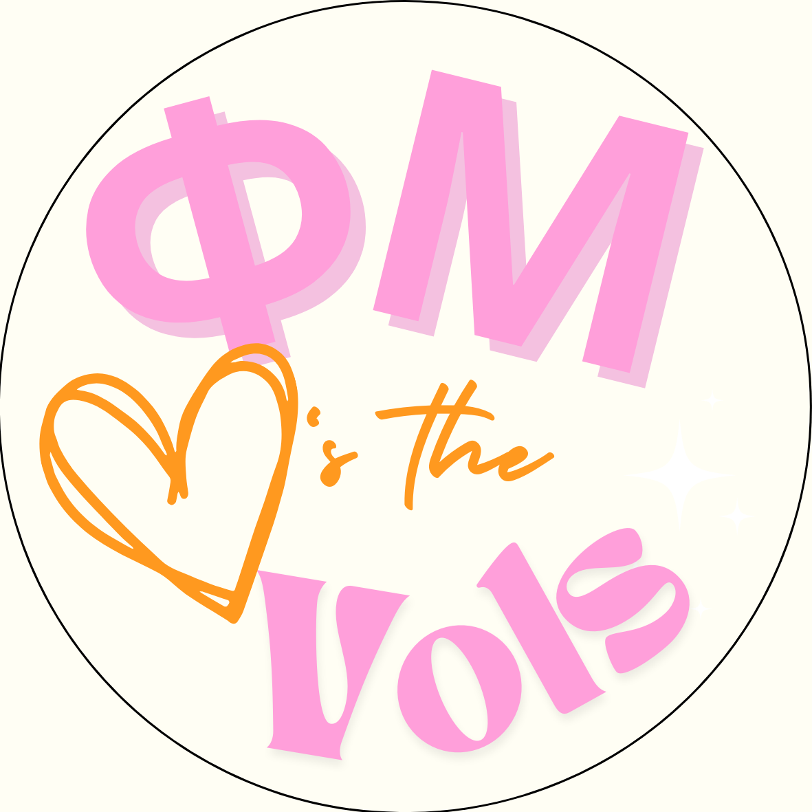 UTK "Loves the Vols" Sorority Sticker- 2 Pack