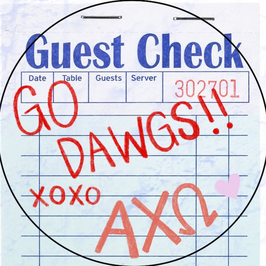 Guest Check Sorority Sticker- 2 Pack
