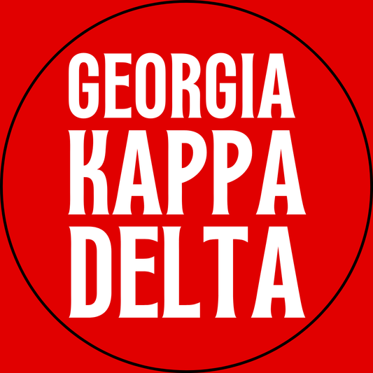 Georgia Sorority Sticker- 2 Pack