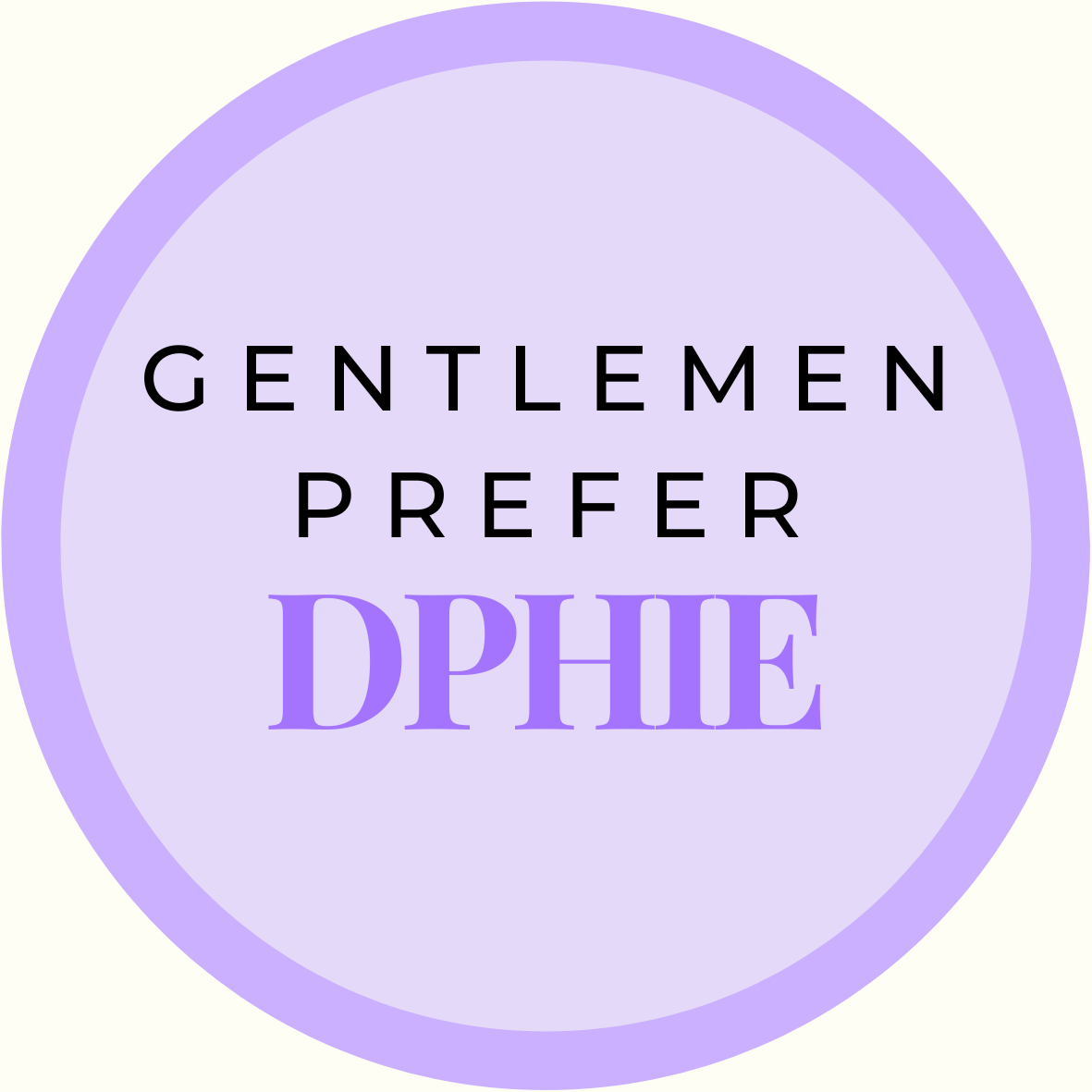 Gentlemen Prefer Block Sorority Button
