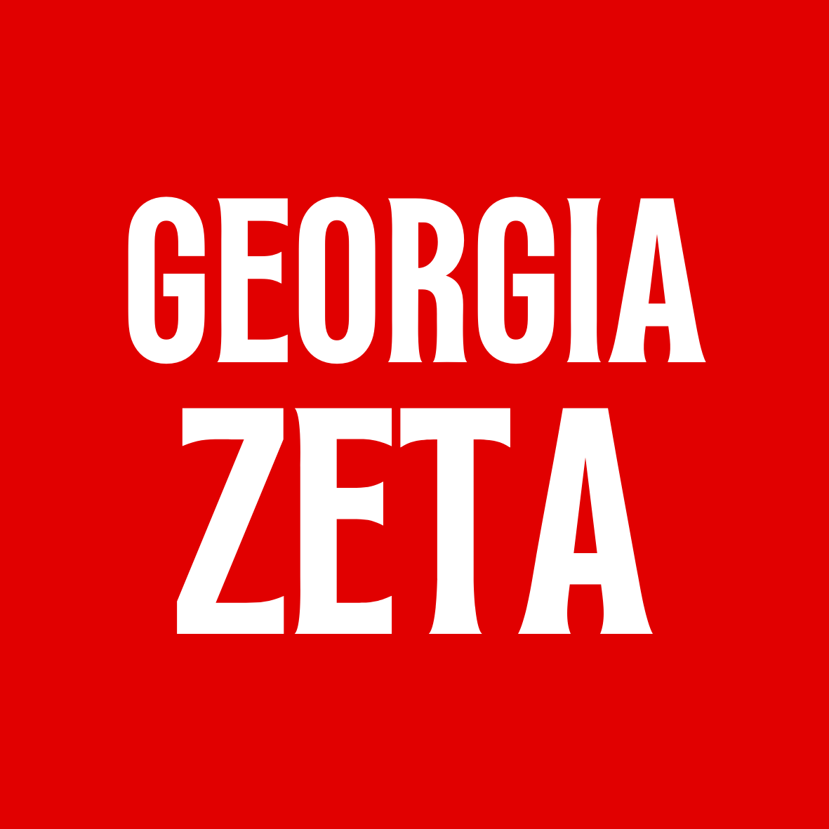 Georgia Sorority Sticker- 2 Pack