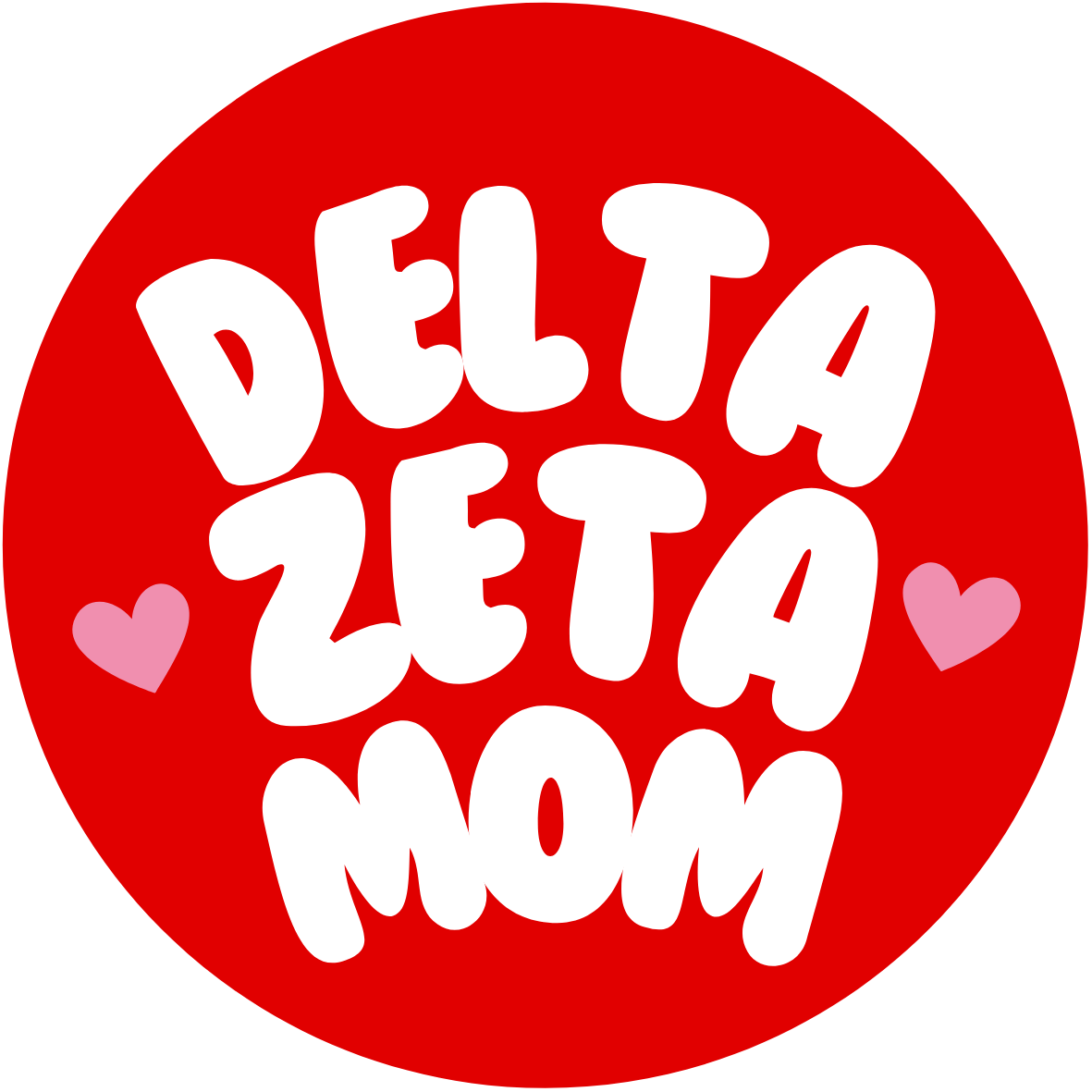 UGA Sorority Mom Bubble Sticker- 2 Pack
