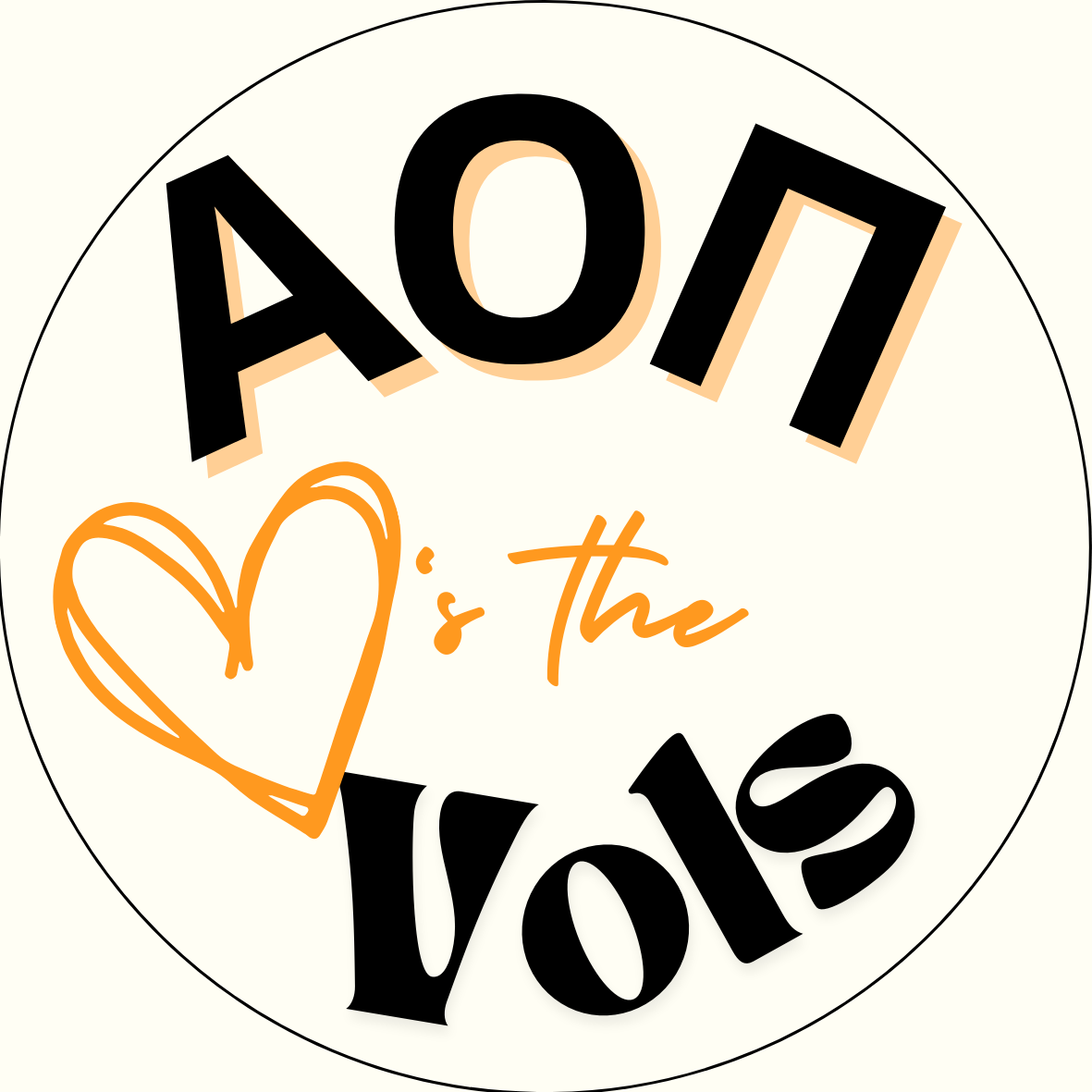 UTK "Loves the Vols" Sorority Sticker- 2 Pack