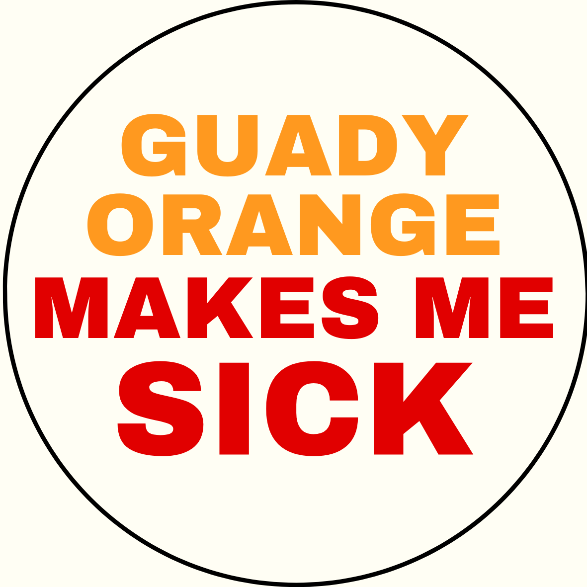 UGA vs. Tennessee "Make(s) me sick" Rivalry Button