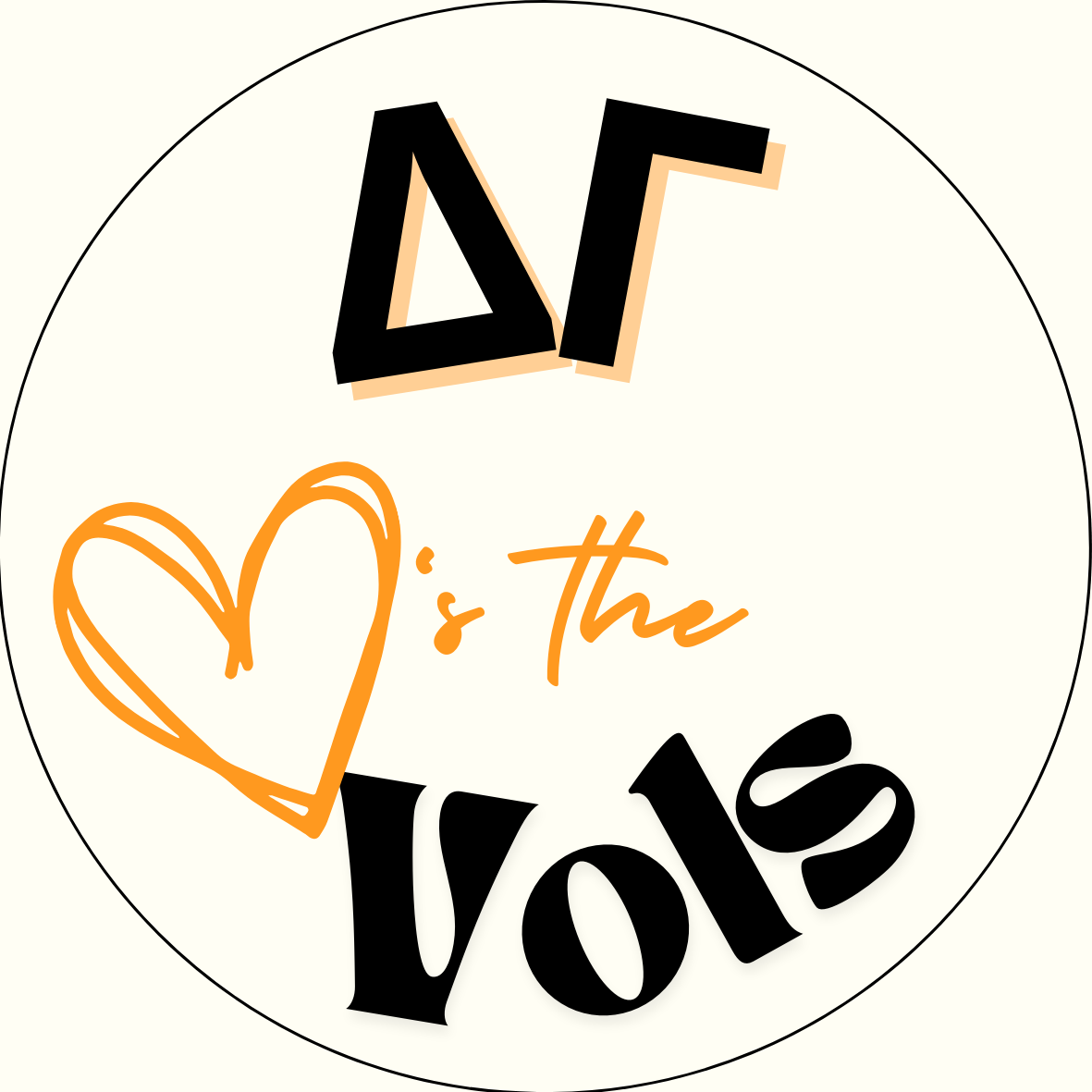 UTK "Loves the Vols" Sorority Sticker- 2 Pack