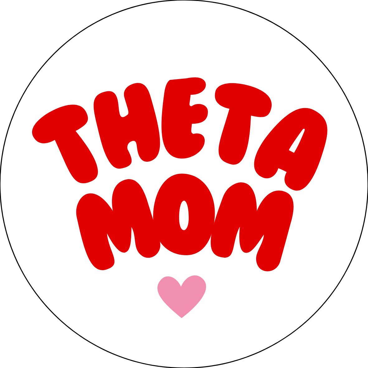 UGA Sorority Mom Bubble Sticker- 2 Pack