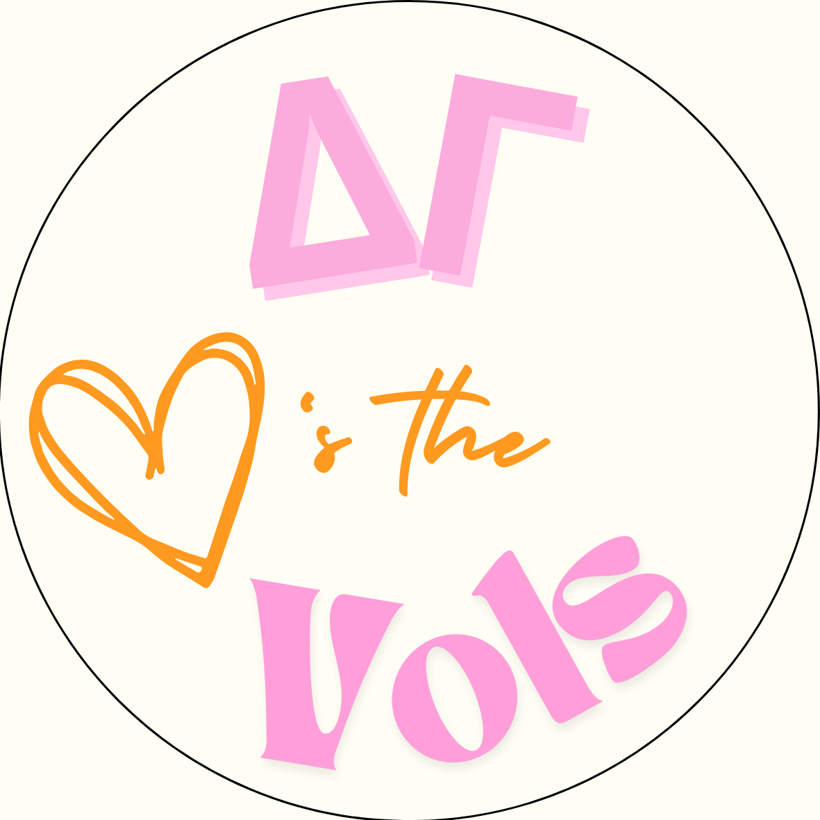 UTK "Loves the Vols" Sorority Sticker- 2 Pack