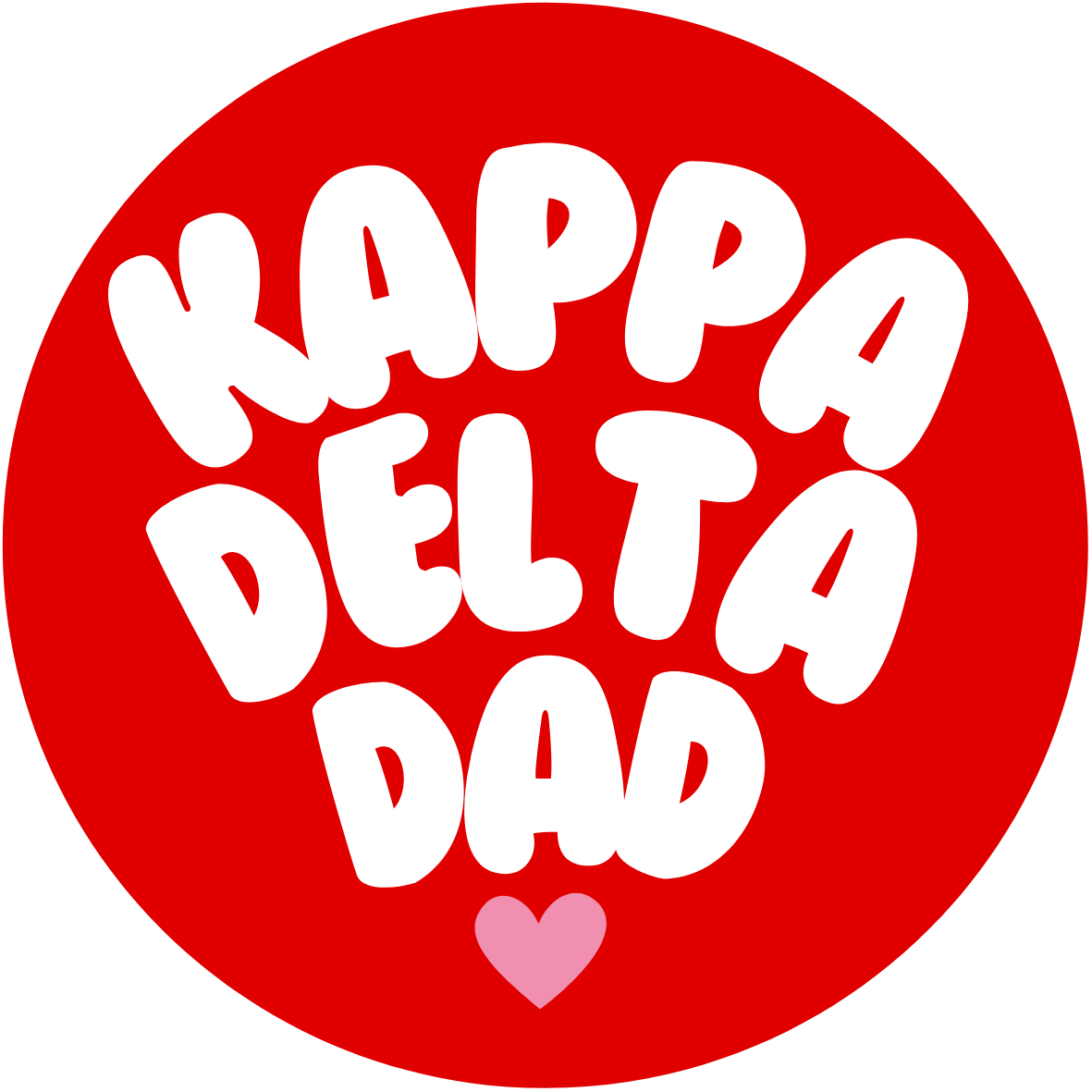 UGA Sorority Dad Bubble Sticker- 2 Pack