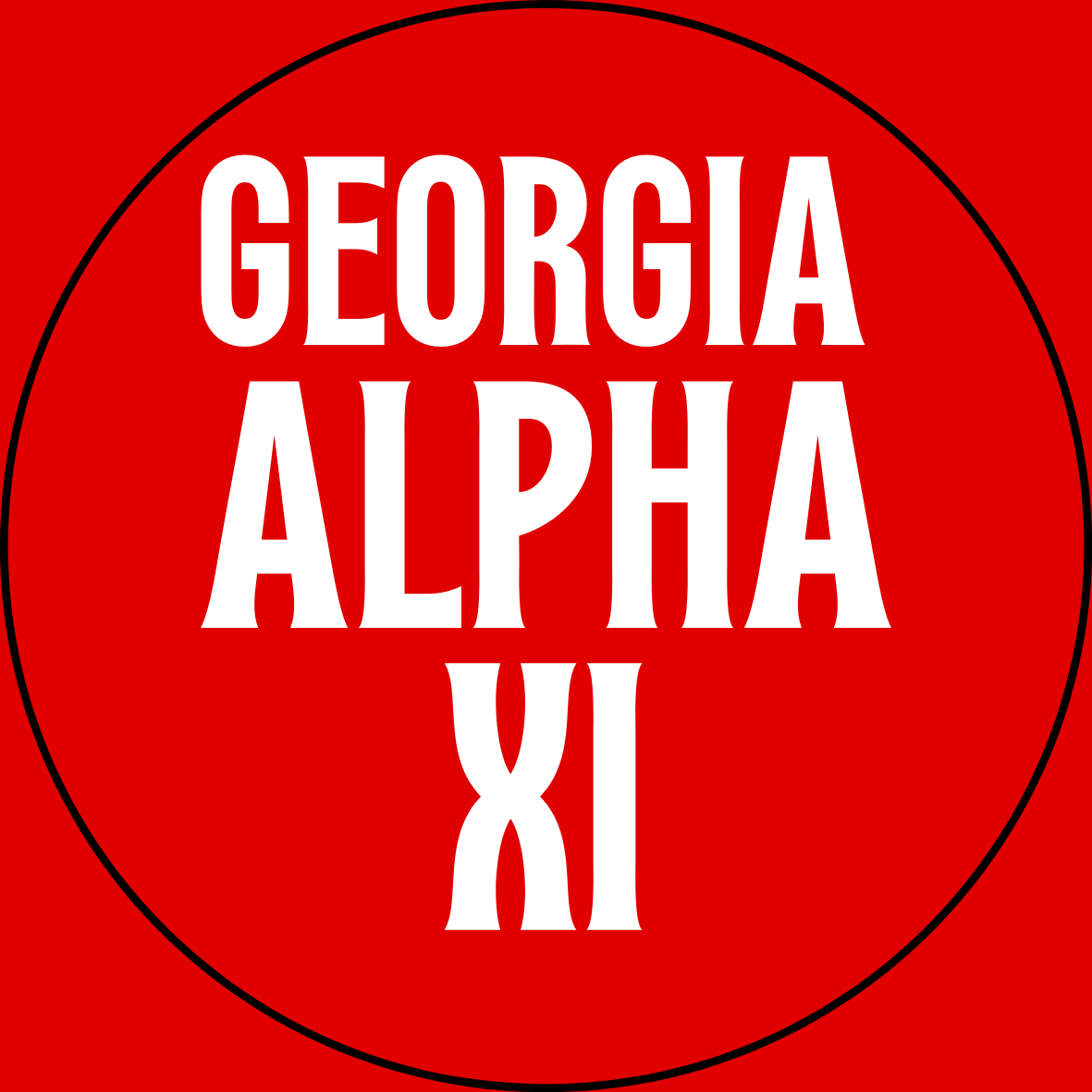 Georgia Sorority Sticker- 2 Pack
