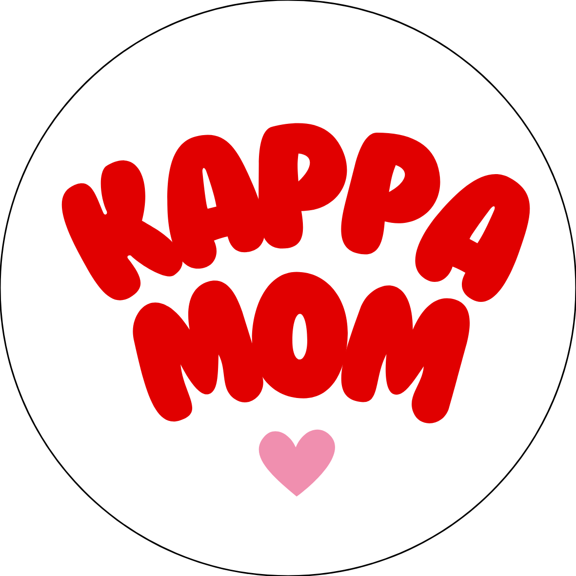 UGA Sorority Mom Bubble Sticker- 2 Pack