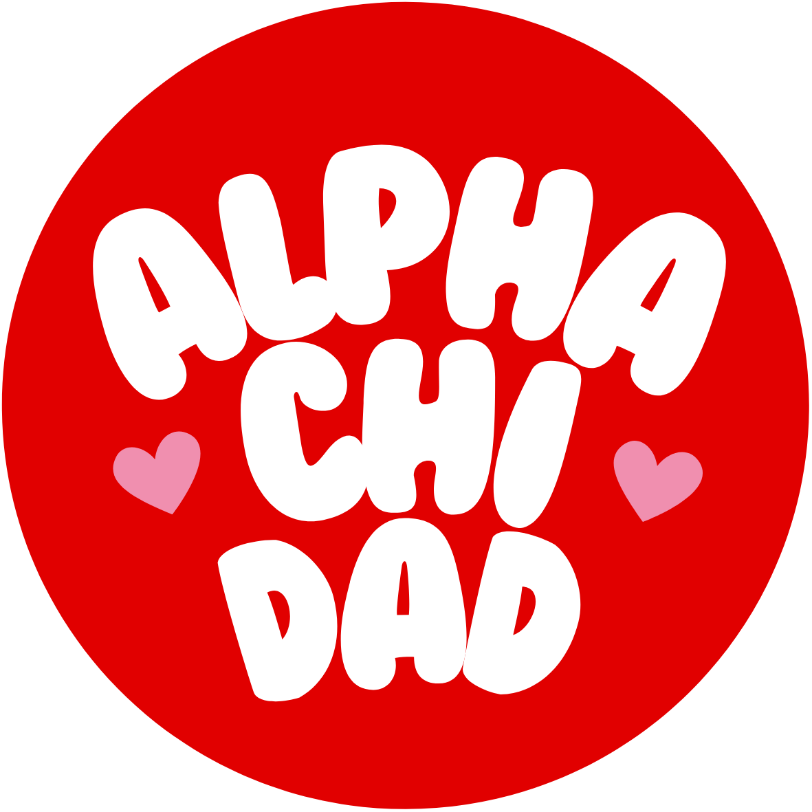 UGA Sorority Dad Bubble Sticker- 2 Pack