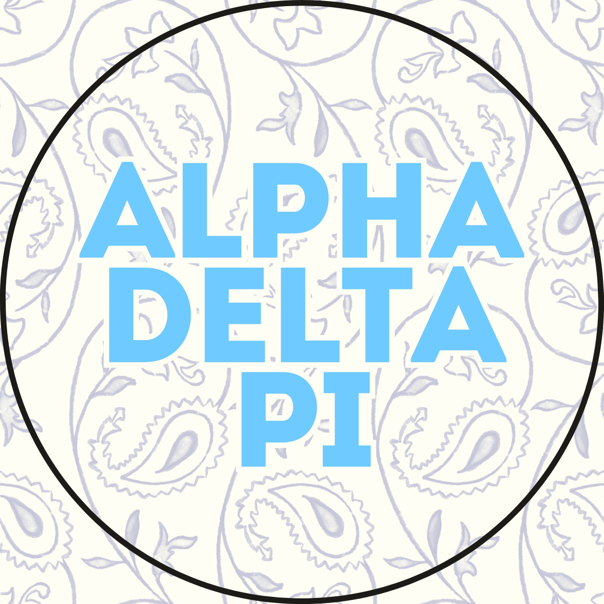 Paisley Sorority Sticker- 2 Pack