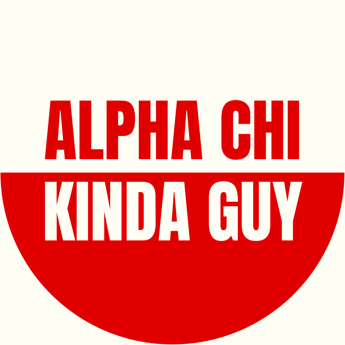 "Kinda Guy" Sorority Sticker- 2 Pack
