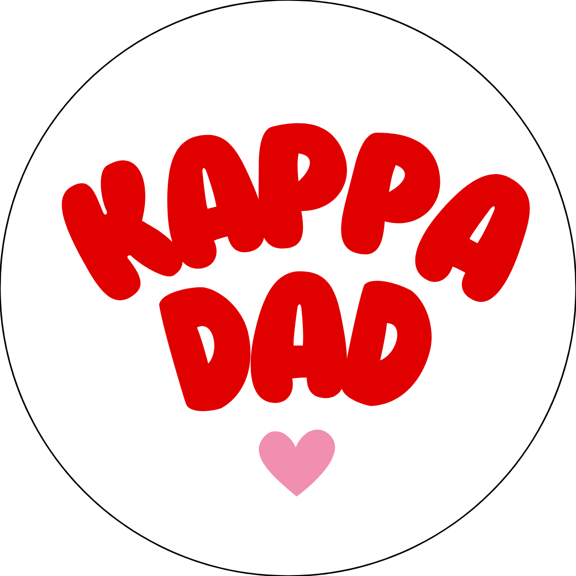 UGA Sorority Dad Bubble Sticker- 2 Pack