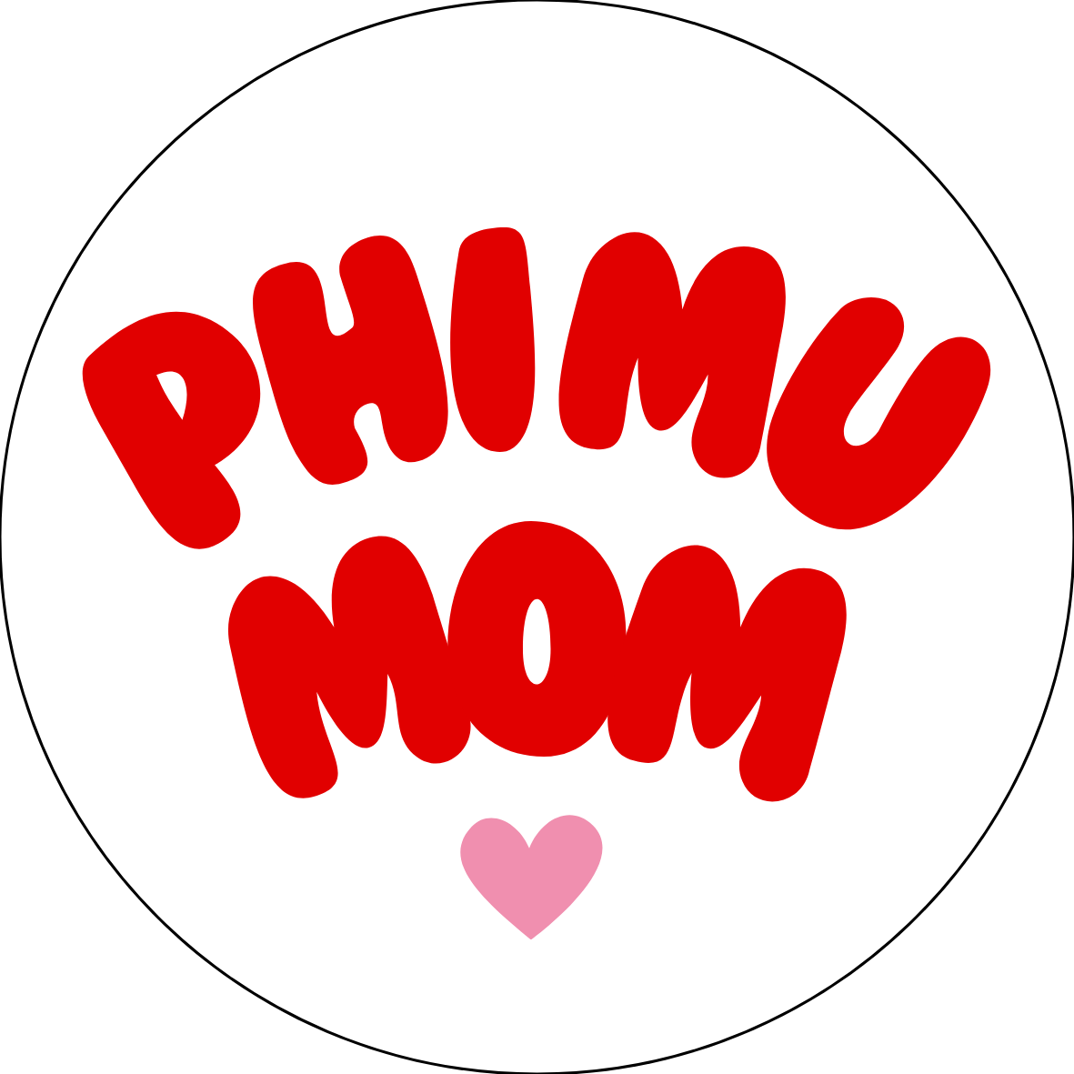 UGA Sorority Mom Bubble Sticker- 2 Pack