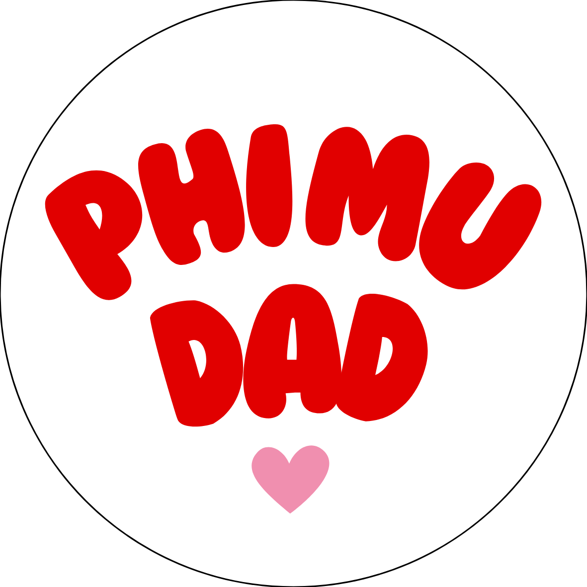 UGA Sorority Dad Bubble Sticker- 2 Pack