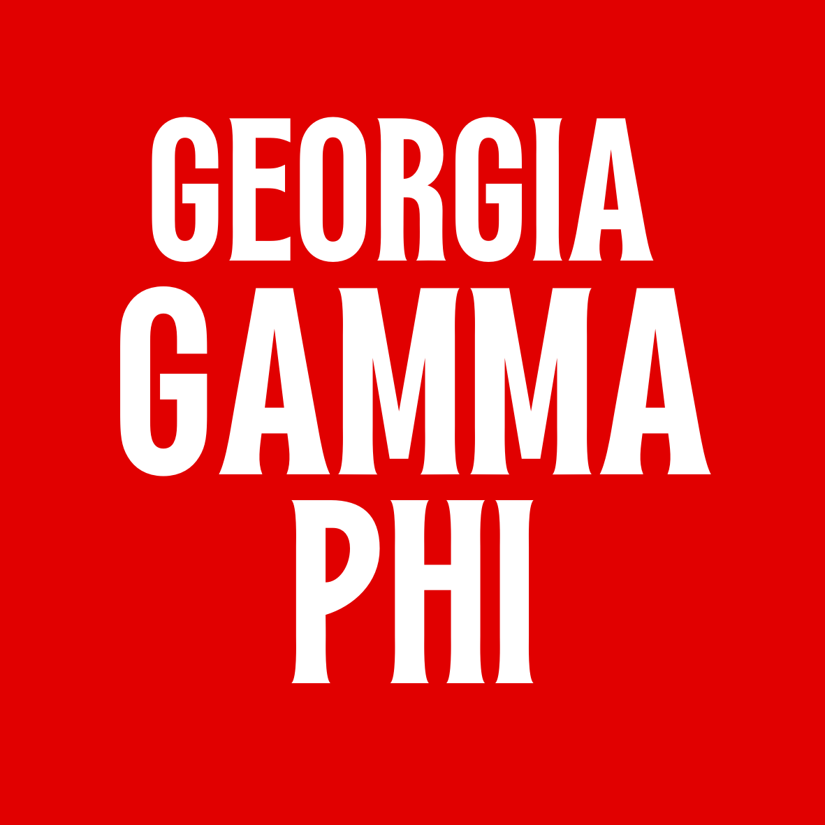 Georgia Sorority Sticker- 2 Pack