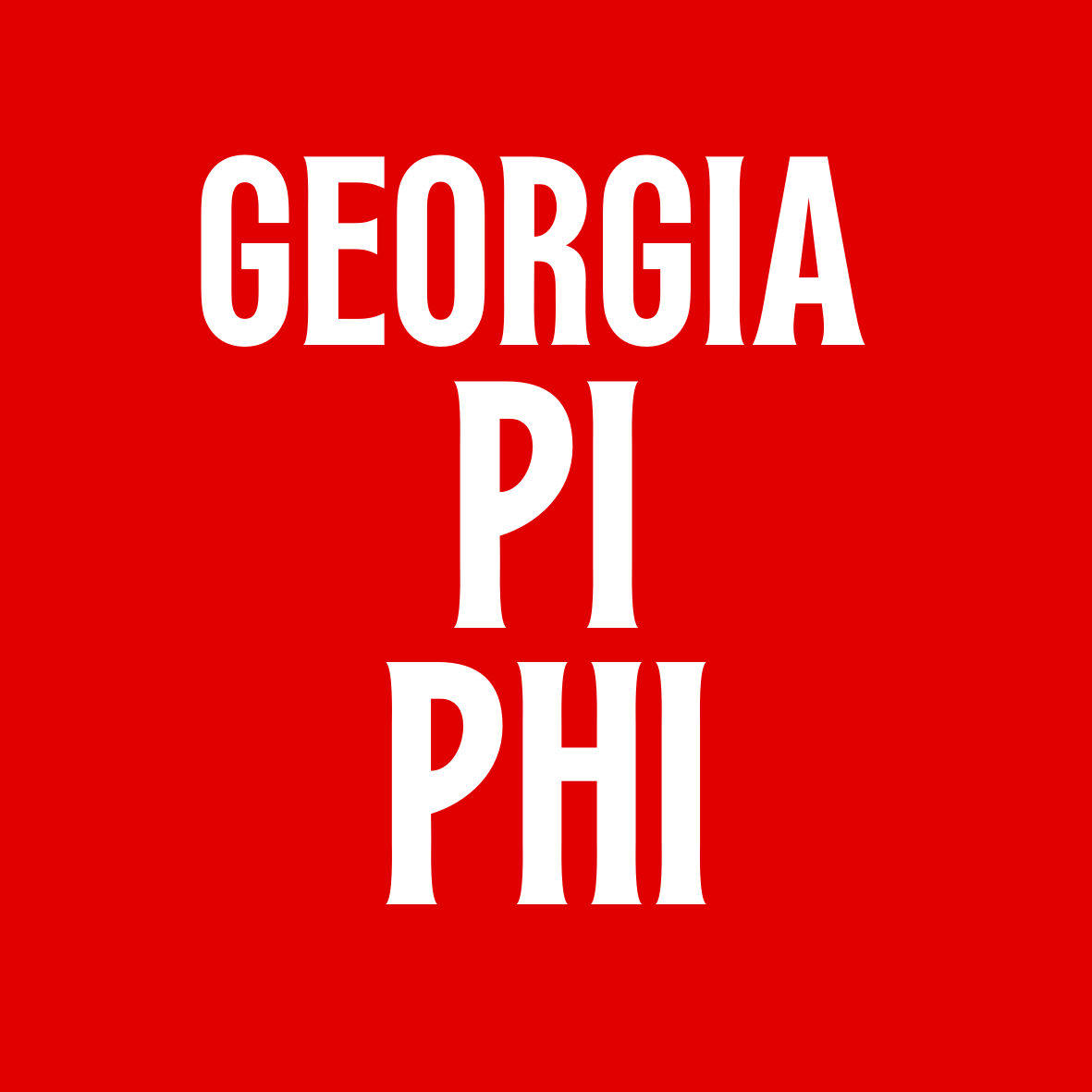 Georgia Sorority Sticker- 2 Pack