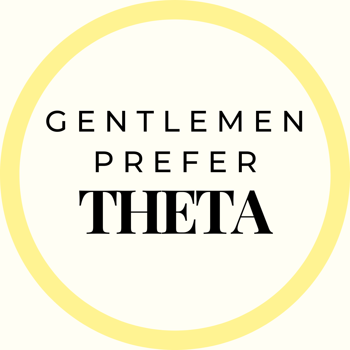 Gentlemen Prefer Block Sorority Button