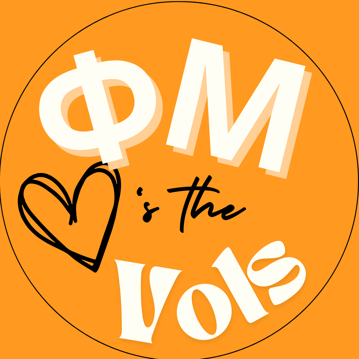 UTK "Loves the Vols" Sorority Sticker- 2 Pack