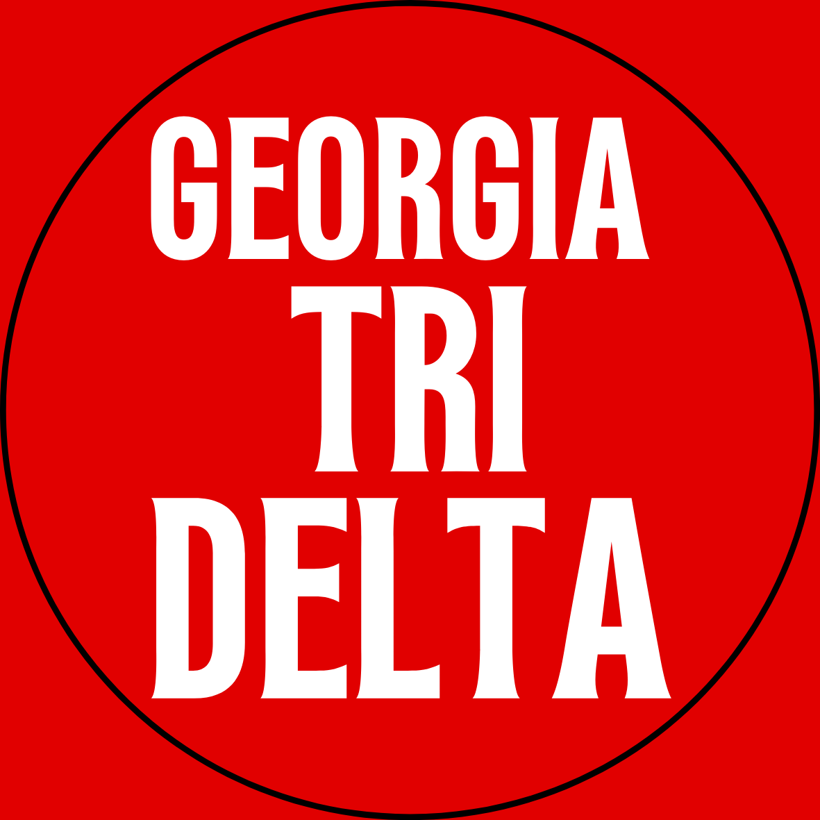 Georgia Sorority Sticker- 2 Pack