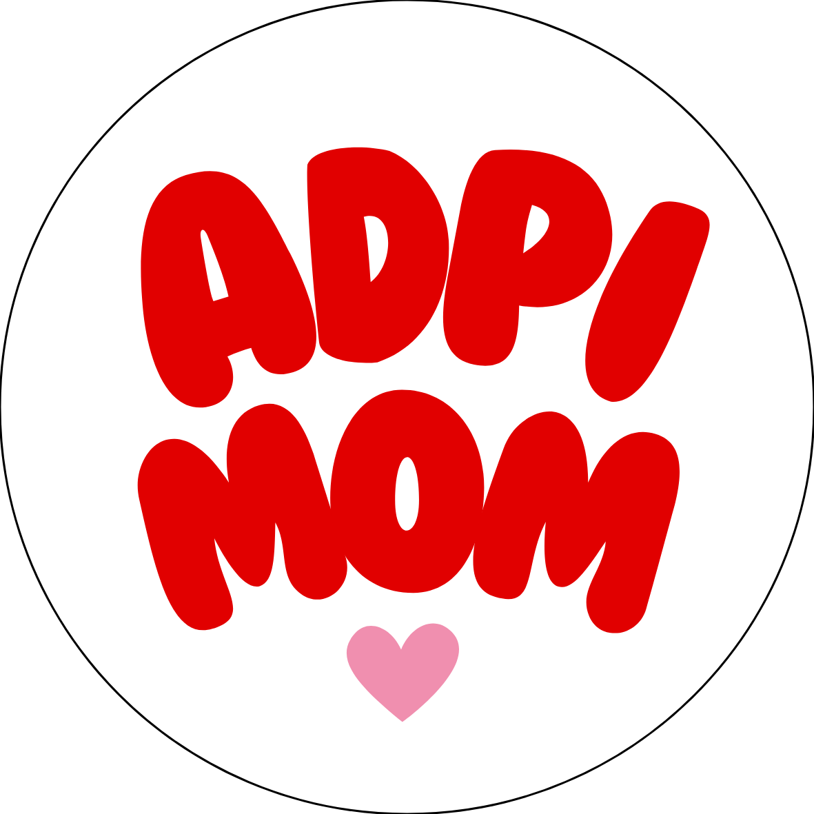 UGA Sorority Mom Bubble Sticker- 2 Pack