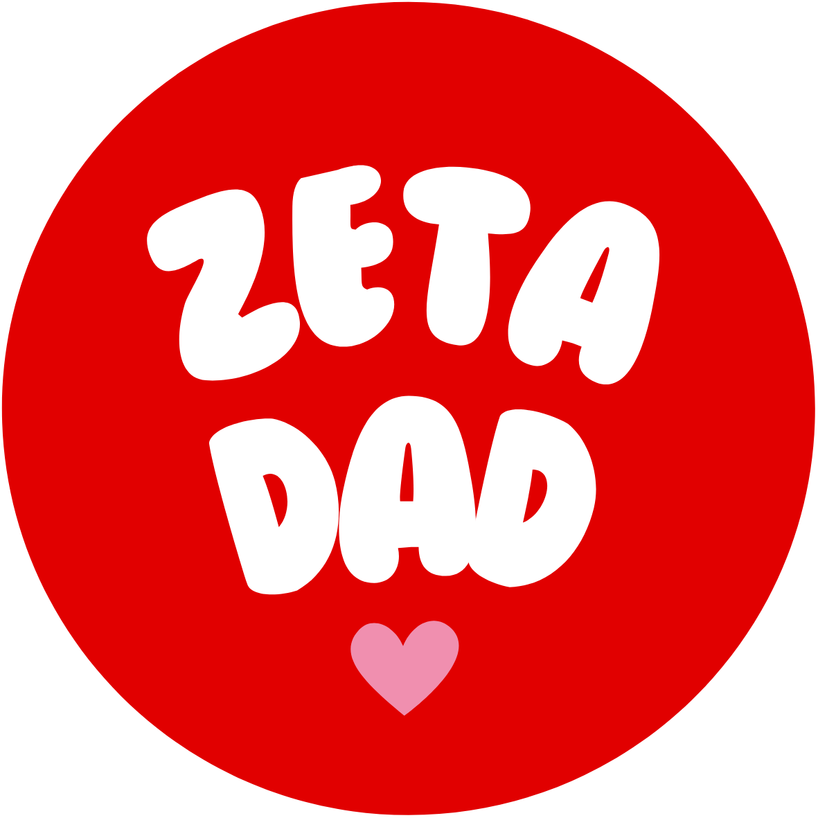 UGA Sorority Dad Bubble Sticker- 2 Pack