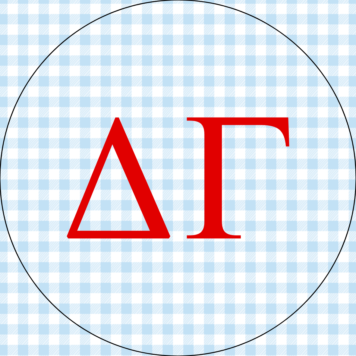 Ole Miss Gingham Sorority Letters Sticker- 2 Pack