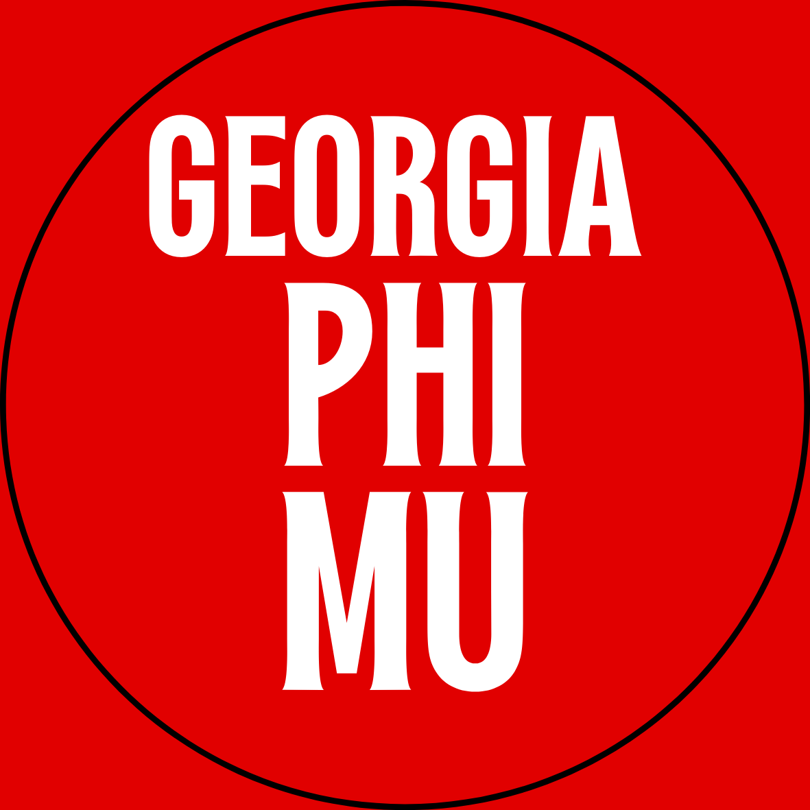Georgia Sorority Sticker- 2 Pack