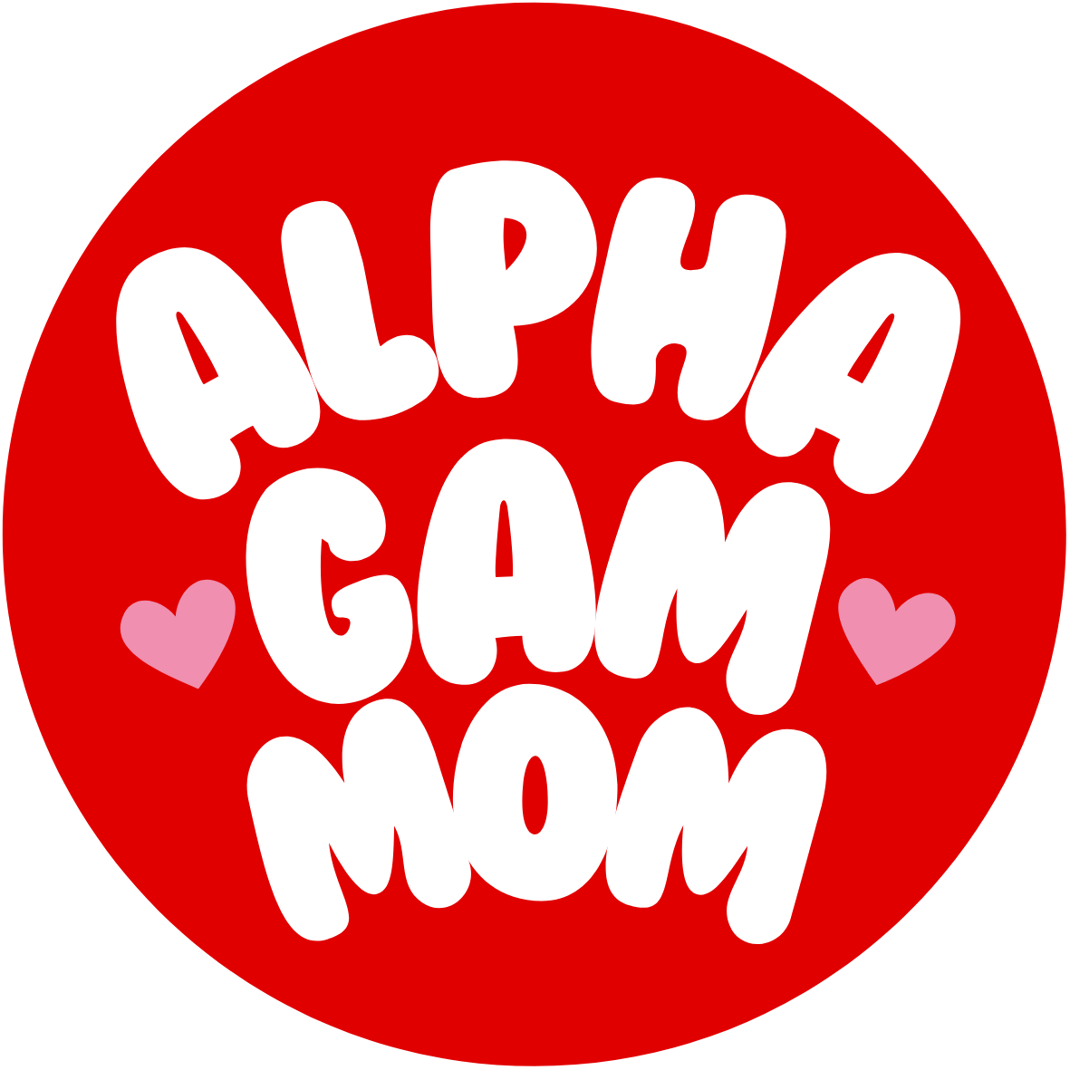 UGA Sorority Mom Bubble Sticker- 2 Pack