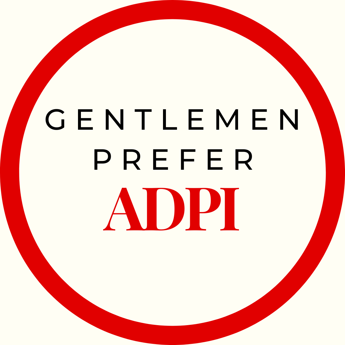 Gentlemen Prefer Block Sorority Button