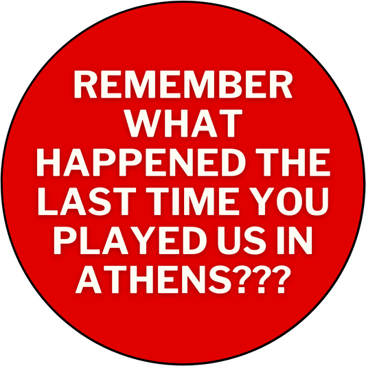 UGA vs. Tennessee "Last time you were in Athens" Rivalry Button