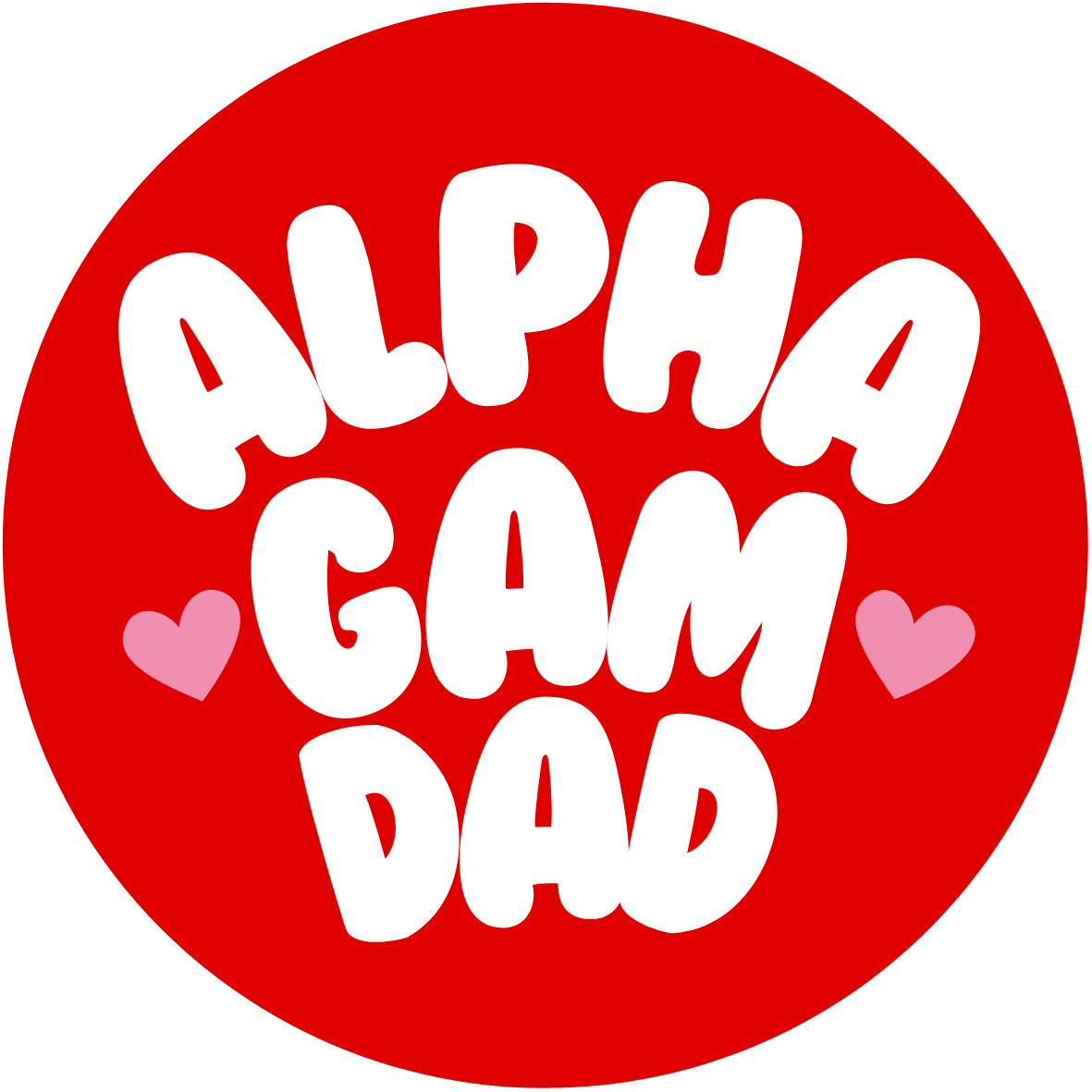 UGA Sorority Dad Bubble Sticker- 2 Pack