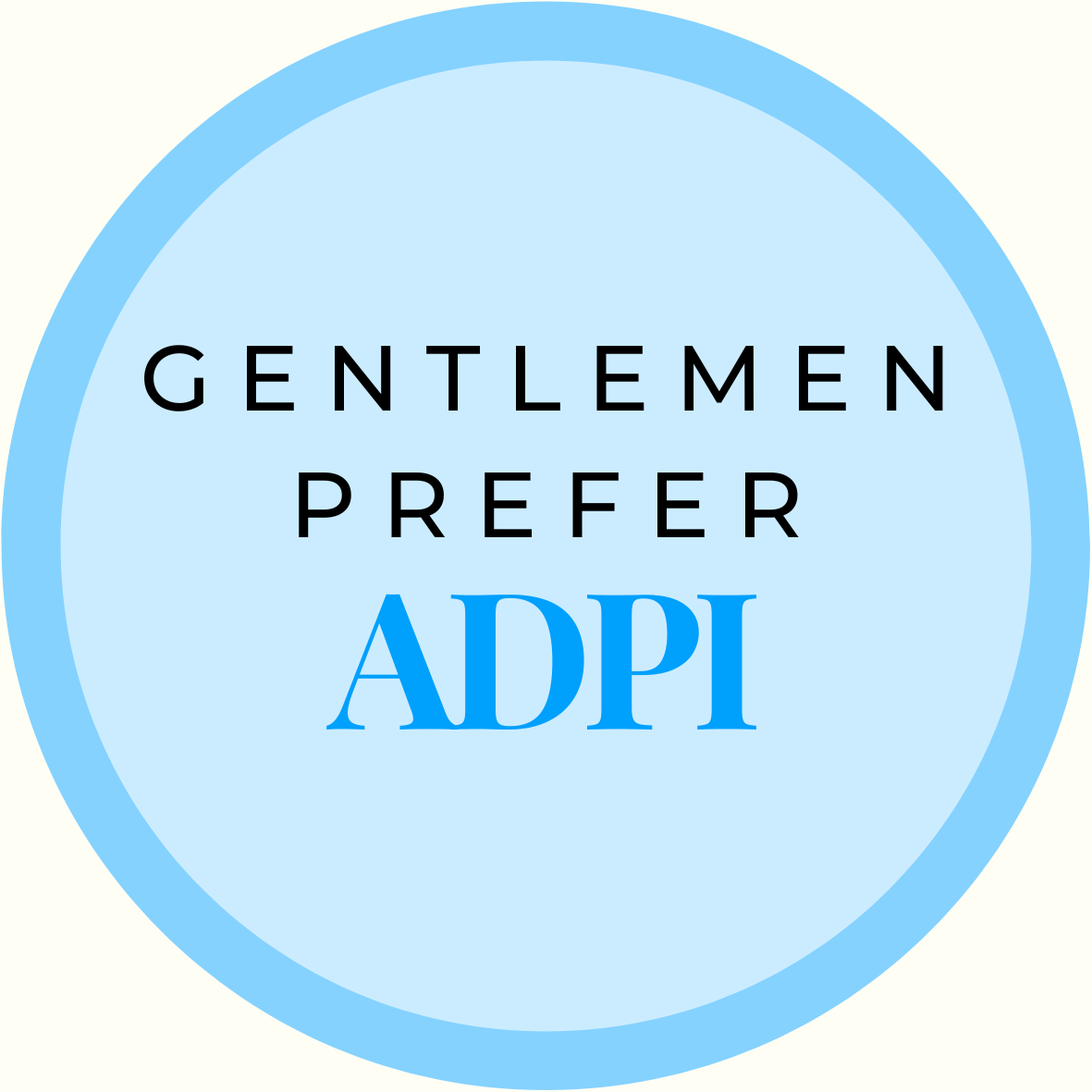 Gentlemen Prefer Block Sorority Button