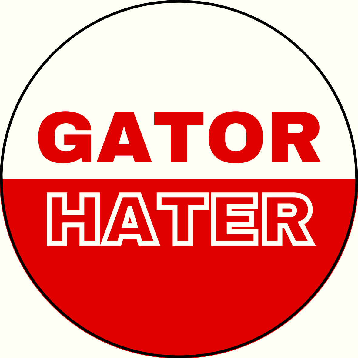 UGA vs. Florida “Gator Hater” Rivalry Button
