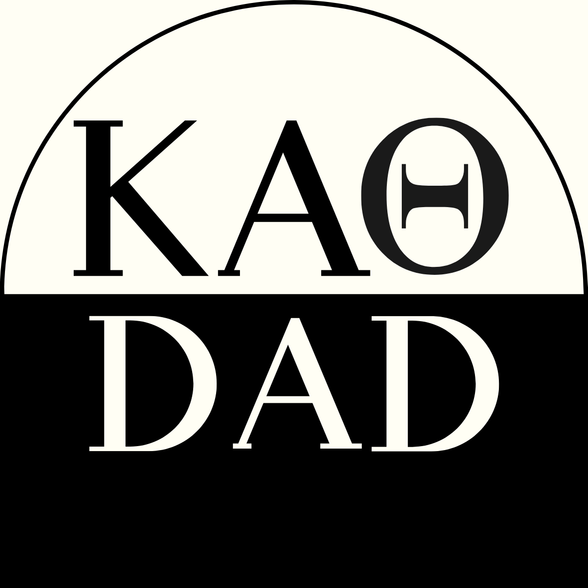 Color Block Sorority Dad Sticker- 2 Pack