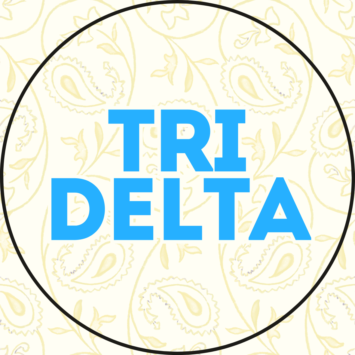 Paisley Sorority Sticker- 2 Pack
