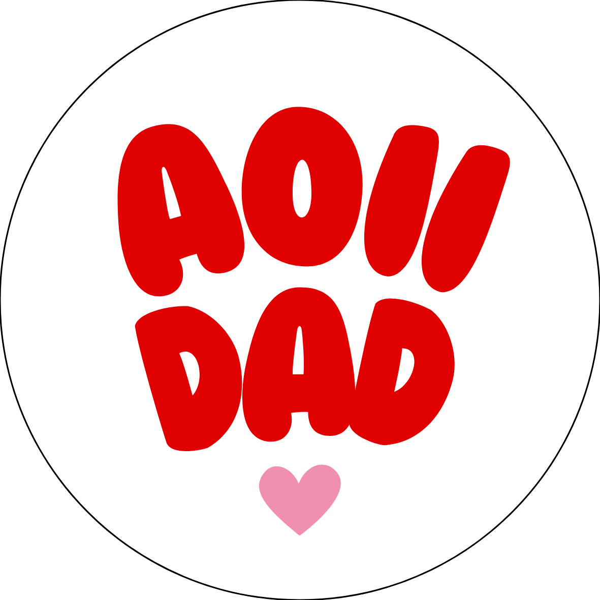 UGA Sorority Dad Bubble Sticker- 2 Pack