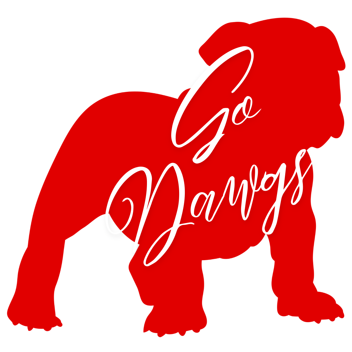 UGA "Go Dawgs” Bulldog Gameday Cups